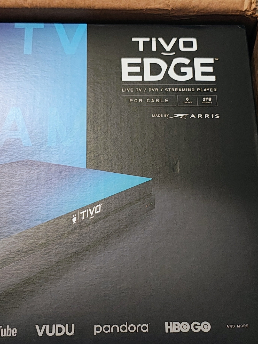 TiVo EDGE Streaming DVR - Black/Blue